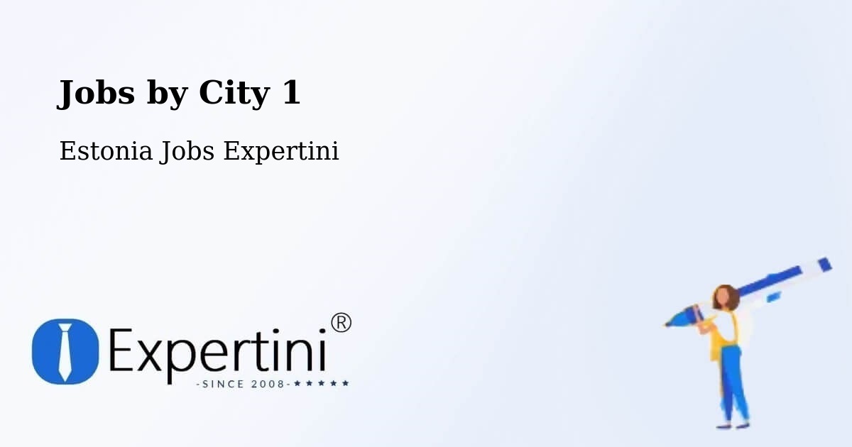 City Jobs in Estonia - Expertini