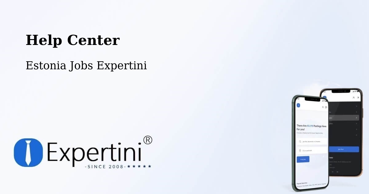 Help Center – Türi - Estonia Jobs Expertini