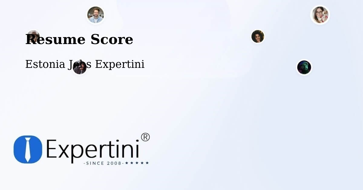 Resume Score & Job Description Match Tool – Türi - Estonia Jobs Expertini